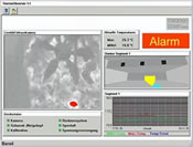 User interface including infrared live image and all system information